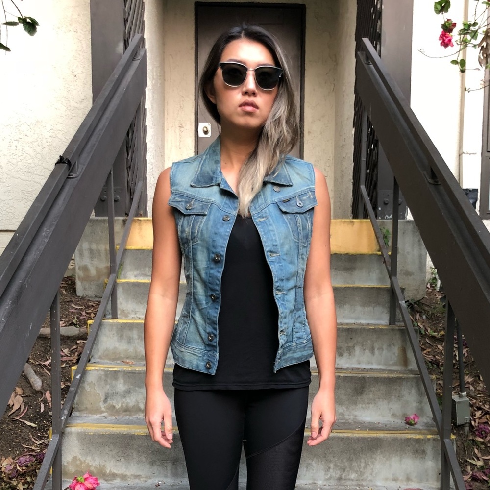 G-STAR Denim Vest medium wash GREAT CONDITION